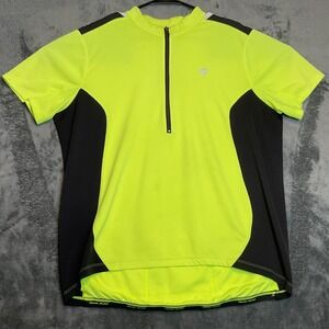 Pearl Izumi Select Quest Cycling Jersey Mens 2XL Yellow Quarter Zip Sportswear